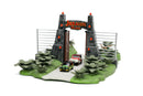 Jada Toys Jurassic Park Nano Scene Diorama with 2 vehicles