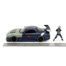 Jada Toys Naruto Mazda RX 7 With Kakashi Figure 1:24 Scale Vehicle