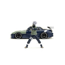 Jada Toys Naruto Mazda RX 7 With Kakashi Figure 1:24 Scale Vehicle