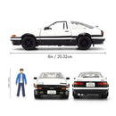 Jada Toys Initial D 1986 Toyota Trueno with Takumi 1:24 Scale Diecast Vehicle