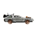 Jada Toys Back to the Future Part III Time Machine (Railroad wheels) 1:32 Scale Die Cast