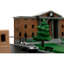 Jada Toys Back to the Future 1.65" Nano Scene Hill Valley Courthouse Diecast Set
