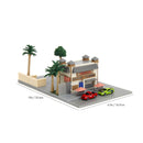 Jada Toys Fast & Furious Toretto's Cafe NanoScene with 2 Vehicles