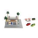Jada Toys Fast & Furious Toretto's Cafe NanoScene with 2 Vehicles