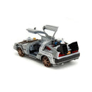 Jada Toys Back to the Future Part III Delorean 1:24 Diecast Vehicle (with Lights)