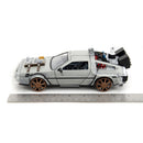 Jada Toys Back to the Future Part III Delorean 1:24 Diecast Vehicle (with Lights)