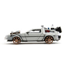 Jada Toys Back to the Future Part III Delorean 1:24 Diecast Vehicle (with Lights)