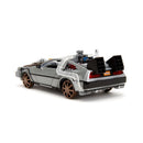 Jada Toys Back to the Future Part III Delorean 1:24 Diecast Vehicle (with Lights)