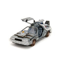 Jada Toys Back to the Future Part III Delorean 1:24 Diecast Vehicle (with Lights)