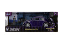 Jada Toys Wednesday (TV) VW Beetle (with Wednesday) 1:24 Scale Diecast Vehicle