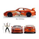 Jada Toys Chainsaw Man 1:24 1995 Toyota Supra with Chainsaw Man