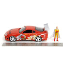 Jada Toys One Punch Man Saitama with 1995 Toyota Supra V2 1:24 Scale Diecast Vehicle
