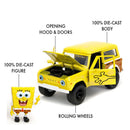 Jada Toys Spongebob Squarepants 1972 Ford Bronco (with Spongebob) 1:24 Scale Diecast Vehicle