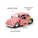 Jada Toys Spongebob Squarepants 1:32 1959 VW Beetle Diecast Vehicle