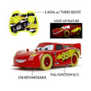Jada Toys Cars 1:14 Lightning Mcqueen (Glow) Remote Control Car