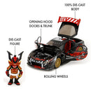 Jada Toys Lab Monkeys 1:24 Mazda RX 7 Diecast Vehicle with SARU 3.25" Figure