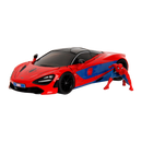 Jada Toys Hollywood Rides Spider Man with McLaren 720S 1:24 Scale Diecast Vehicle Set