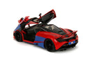 Jada Toys Hollywood Rides Spider Man with McLaren 720S 1:24 Scale Diecast Vehicle Set