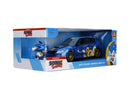 Jada Toys Sonic the Hedgehog Subaru STI with Sonic Figure 1:24 Scale Diecast Vehicle
