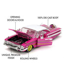Jada Toys Pink Slips 1960 Chevy Impala Low Rider 1:24 Scale Diecast Vehicle