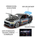 Jada Toys Big Time Muscle James Deane 2024 Ford Mustang RTR Racing 1:24 Scale Diecast Vehicle