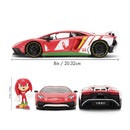 Jada Toys Sonic the Hedgehog Lamborghini Aventador SV 1:24 Scale Diecast Vehicle (with Figure)