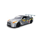 Jada Toys Godzilla 2009 Nissan GT R R35 Ben Sopra 1:24 Scale Diecast Vehicle (with Figure)