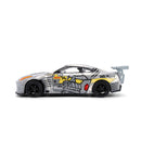 Jada Toys Godzilla 2009 Nissan GT R R35 Ben Sopra 1:24 Scale Diecast Vehicle (with Figure)