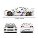 Jada Toys JDM Tuners 2002 Nissan Skyline GTR R34 1:24 Scale Diecast Vehicle