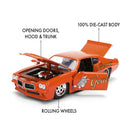 Jada Toys Big Time Muscle 1971 Pontiac GTO 1:24 Scale Diecast Vehicle