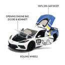 Jada Toys Big Time Muscle 2020 Chevrolet Corvette Stingray 1:24 Scale Diecast Vehicle