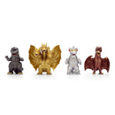 Jada Toys Godzilla Toho 2.5" Metalfigs 4 Pack
