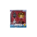 Jada Toys Godzilla Toho 2.5" Metalfigs 4 Pack