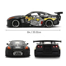 Jada Toys Godzilla 2009 Nissan GT R R35 Ben Sopra 1:24 Scale Diecast Vehicle