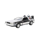 Jada Toys Back to the Future Delorean (Chrome) 1:24 Scale Diecast Vehicle
