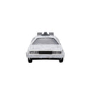 Jada Toys Back to the Future Delorean (Frosted) 1:32 Scale Vehicle with Truck Box (SDCC Exclusive)