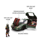 Jada Toys Star Wars 2005 Ford GT (with Boba Fett) 1:24 Scale Diecast Vehicle