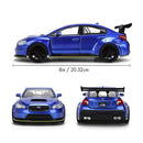 Jada Toys JDM Tuners 2016 Subaru WRX STi (Candy Blue) 1:24 Scale Diecast Vehicle