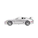 Jada Toys JDM Tuners 1995 Toyota Supra (Silver) 1:24 Scale Diecast Vehicle