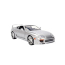 Jada Toys JDM Tuners 1995 Toyota Supra (Silver) 1:24 Scale Diecast Vehicle