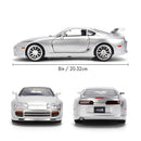Jada Toys JDM Tuners 1995 Toyota Supra (Silver) 1:24 Scale Diecast Vehicle