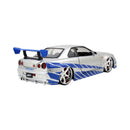 Jada Toys Fast & Furious '02 Nissan Skyline GT R 1:24 Scale Hollywood Ride
