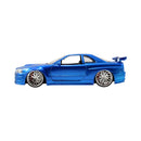 Jada Toys Fast & Furious '02 Nissan Skyline GT R R34 1:24 Scale Hollywood Ride