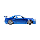 Jada Toys Fast & Furious '02 Nissan Skyline GT R R34 1:24 Scale Hollywood Ride