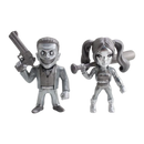 Jada Toys Suicide Squad (2016) Harley Quinn & Joker US Exclusive 4" Bare Metal 2 Pack