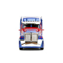 Jada Toys Transformers 5 Optimus Prime Western Star Truck Free Rolling 1:32 Scale Hollywood Ride