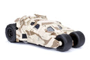 Jada Toys Batman The Dark Night Batmobile Camo with Batman 1:24 Scale Hollywood Ride