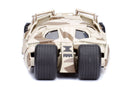 Jada Toys Batman The Dark Night Batmobile Camo with Batman 1:24 Scale Hollywood Ride