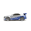 Jada Toys Fast & Furious 2002 Nissan Skyline GT R (BNR34) 1:16 Scale Remote Control Car