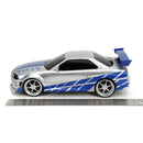 Jada Toys Fast & Furious 2002 Nissan Skyline GT R (BNR34) 1:16 Scale Remote Control Car